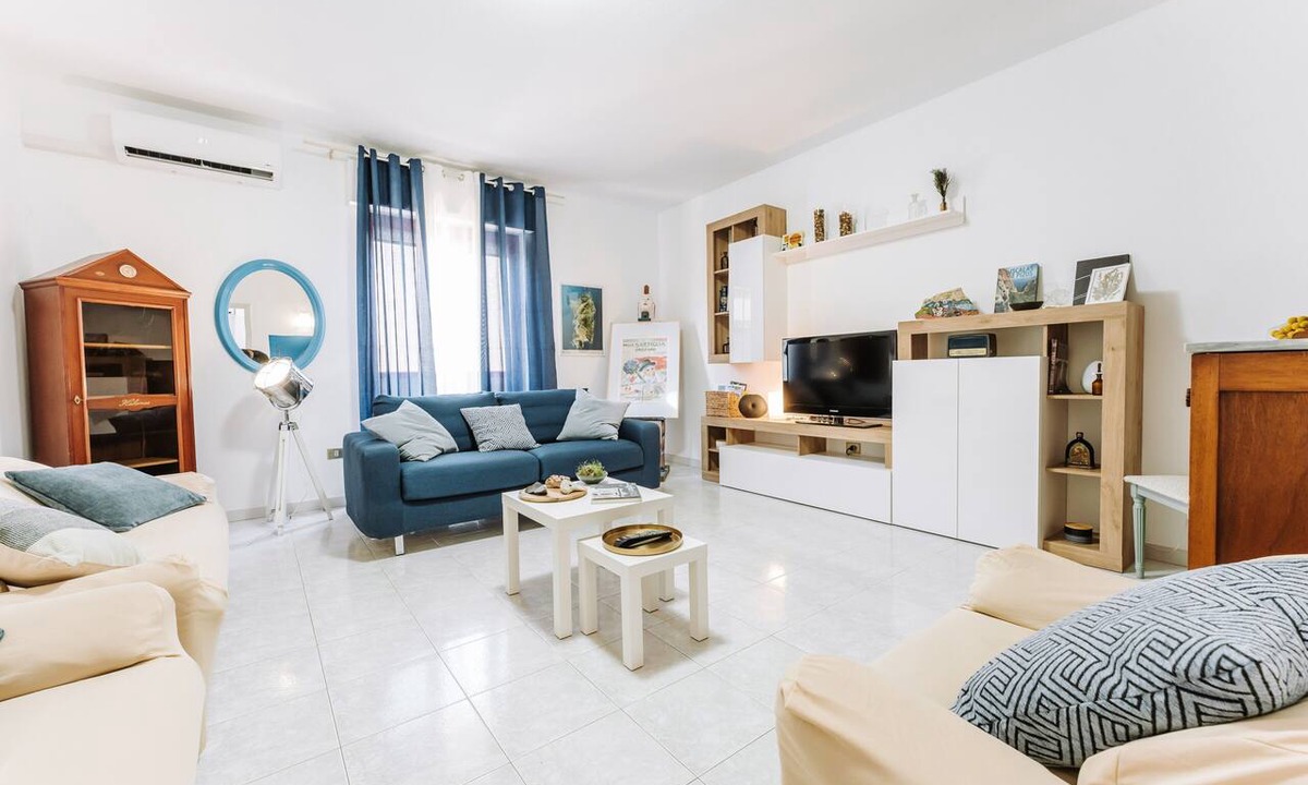 Province of Cagliari Apartment | Apartment 'Artemisia House Vastema' with Private Terrace, Balcony and Air Conditioning