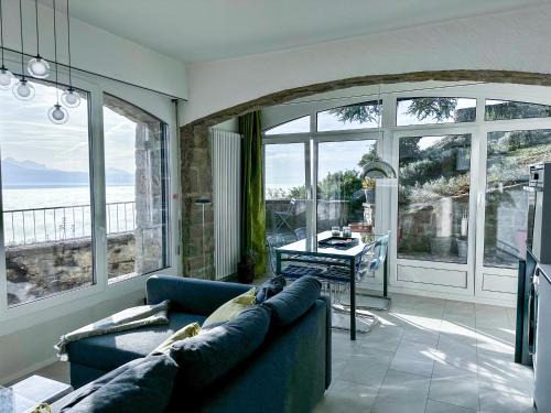 Puidoux House | Panoramic Room in the vineyard,stunning views of lake and Alps