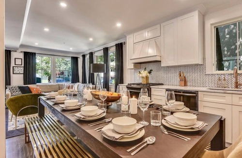 Jamaica Plain Condo | 4BR Mid-Century Glam Retreat | Near T