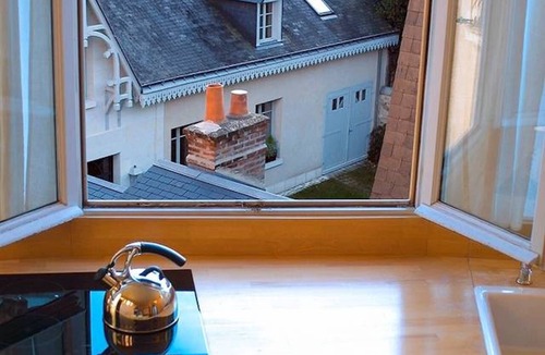 Tours Apartment | Air conditioned duplex in a 19th century mansion centrally located with parking