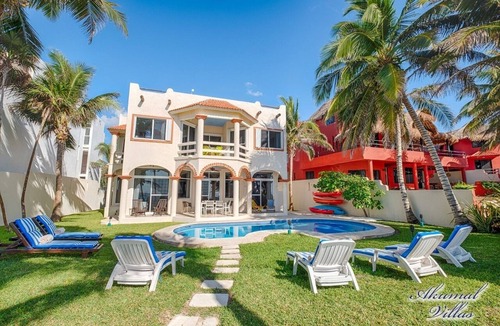 Akumal Villa | Enjoy Glorious Villa Margarita, right on the ocean, Jade Bay Akumal.