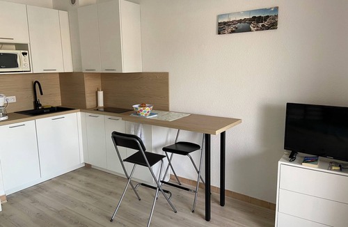 Port Grimaud Apartment | Port Grimaud: Studio 2-4pers. overlooking Port Grimaud channels Terrace South East