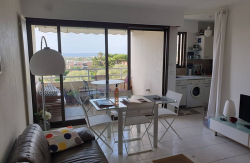 Antibes Apartment | Superb apartment, terrace and magnificent sea view, tennis and swimming pool, park