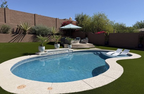 Anthem Country Club House | Turtle Hill Anthem Arizona Getaway -2BR Desert Oasis New Pool Fire Pit BBQ