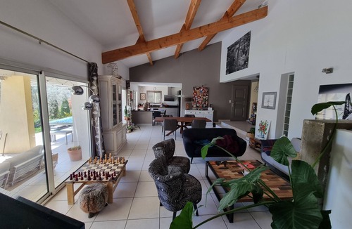 Combaillaux Villa | Villa swimming pool spa 210m/1500m paradise for young and old between sea and cevennes
