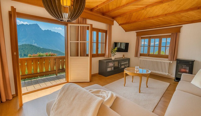 Alpine chalet with sauna and view of Les Diablerets