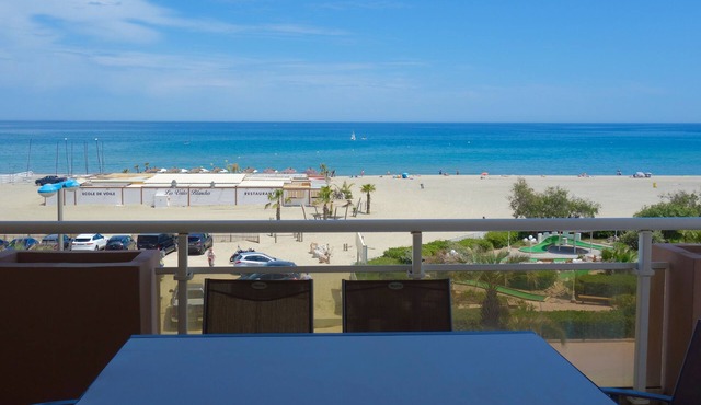 Appt 1ere Ligne vue mer Avec Terrasse 3 ch 2 sdb