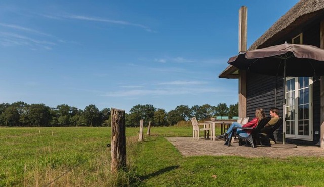 Authentic haystack in Wierden with a terrace