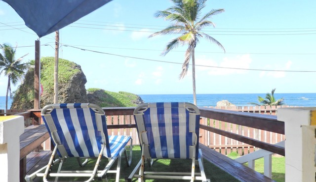 Beachfront cottage with air conditioning and stunning views of Bathsheba