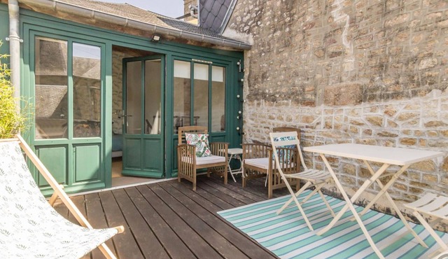 Charming duplex with private terrace in the heart of Avranches