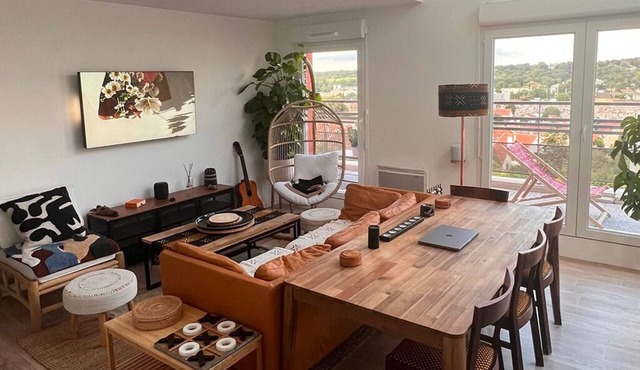 Duplex de la Gare, Rooftop, Jacuzzi