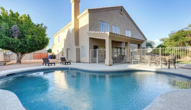 Free Heated Pool! Chandler Home w/Fire Pit