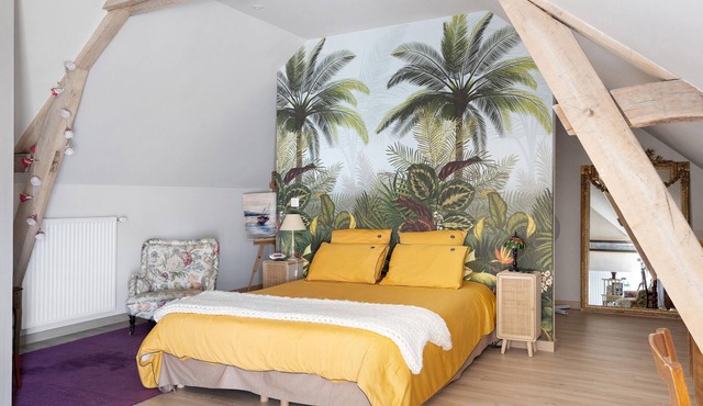 Guest Room “Terracotta” with Shared Terrace, Shared Garden, and Wi-Fi