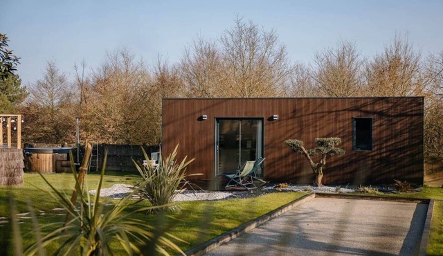 Lodge with a Pool