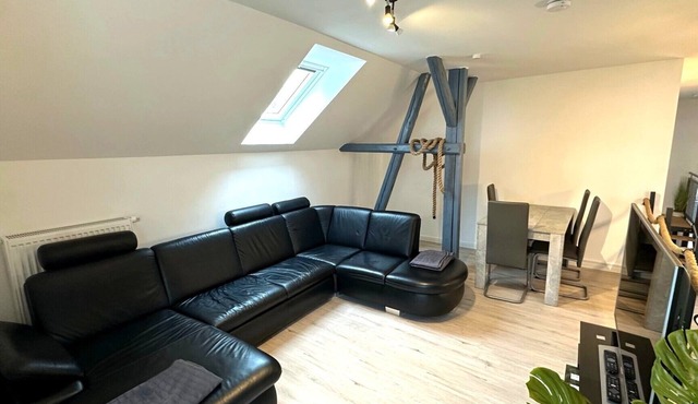 Loft9 - Designer apartment with terrace & 3 bedrooms in Lübeck incl. parking space