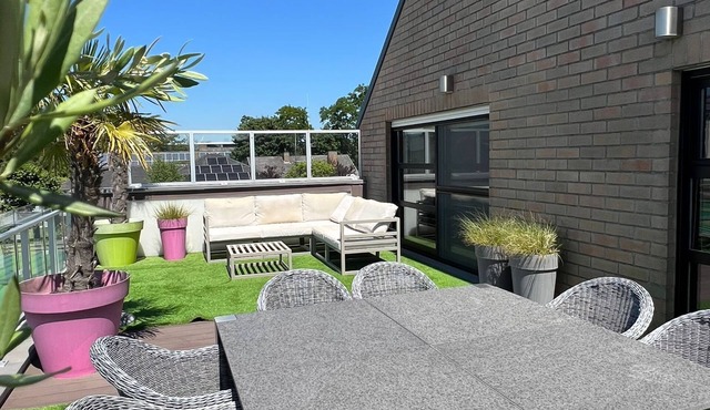 Luxurious 4 * Loft for 6 or 8 people near Bruges