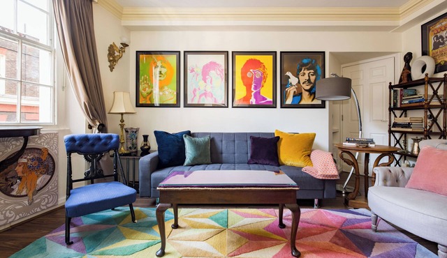 Mayfair Centre 3-Bed 6-Guest Art Nouveau Flat in 1729 Private House