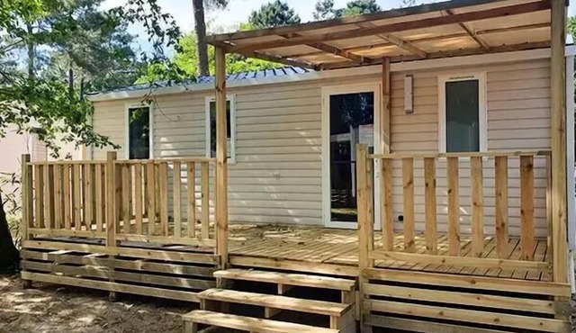 Mobile Home | Comfort | 3 Bedrooms | 6 guests | Single Terrace | A/C | TV