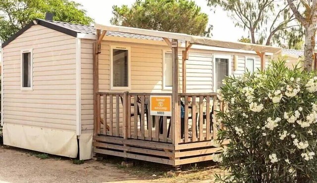 Mobile Home | Comfort | 3 Bedrooms | 6 Guests | Raised Deck | A/C