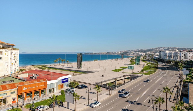 Oceanview Apartment with Stunning City View with Fiber Wi-Fi & AC