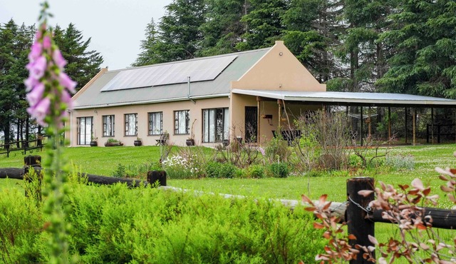 Off-grid mountain cottage with mountain views on a peaceful smallholding