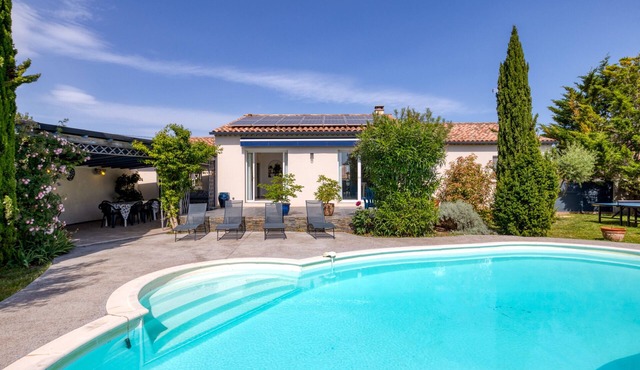 Serene, Family-Friendly Villa du Soleil: Comfort Between Sea and Countryside