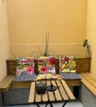 Studio "Les Cactus" avec Terrasse à 5 min à pied de la Plage