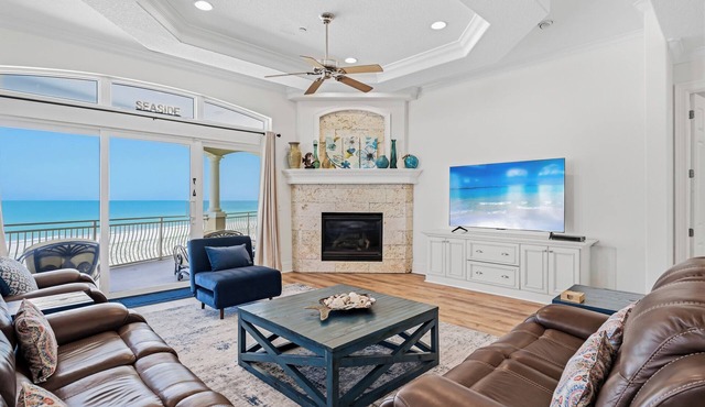 Sunset Beach Luxury Beach Front Villa w/Hot Tub & Gulf Views
