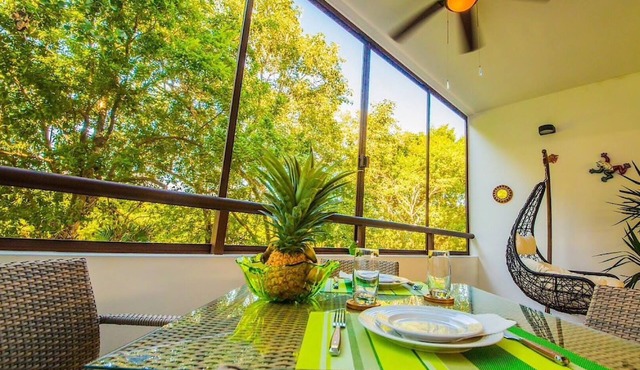 Tranquil Golf course View in double gated community between Akumal and Tulum