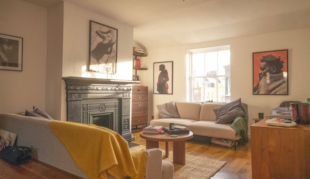Victorian loft apartment on quiet street in Bloomsbury