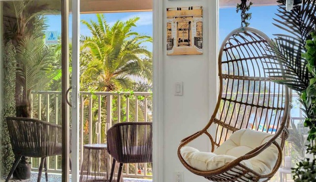 Waterfront Balcony & Fireplace! Heated Resort Pool