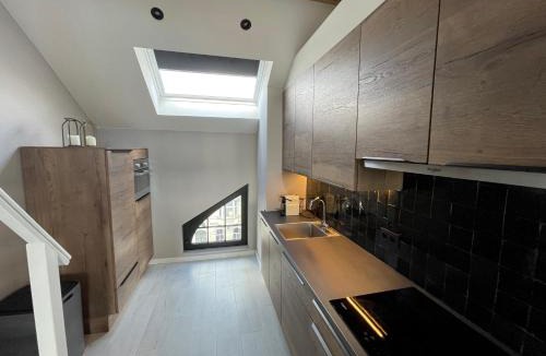 Stationsbuurt Noord Apartment | Penthouse with Airconditioning and Big Terrace, Close to Gent Sint-Pieters Station and City Centre