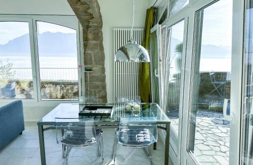 Puidoux House | Panoramic Room in the vineyard,stunning views of lake and Alps