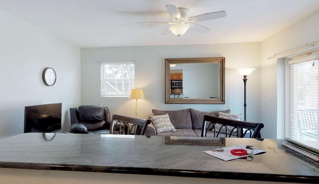Located on Historic Pass-A-Grille Beach. Steps to Sand, Heated Pool, Near Food and Free Parking!