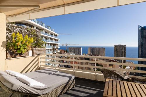 Beausoleil near Monaco - Cosy Studio with Sea view